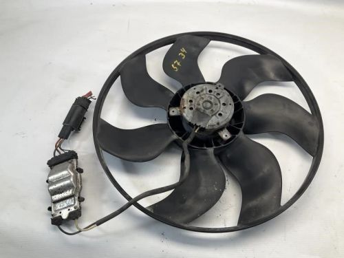 12-15 mercedes c250 c204 cpe radiator cooling fan motor w/ blade q
