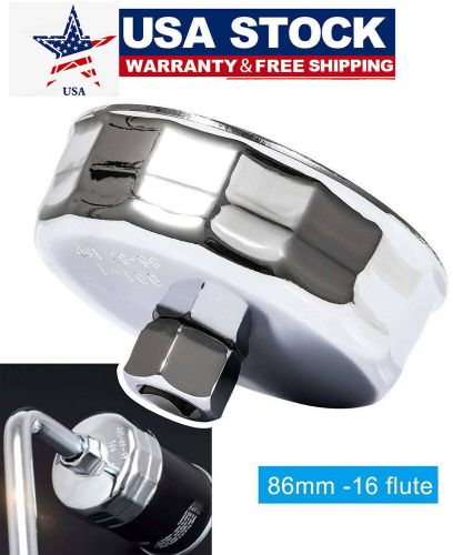 86mm 16 Flute Oil Filter Cup Wrench Socket Remover Tool For BMW Volvo Vehicle, US $15.11, image 8