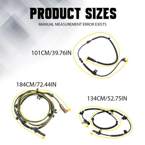 4 PCS ABS Speed Sensor Front Rear Right & Left Fit for Ford F150 2011-2014 USA, US $51.99, image 8