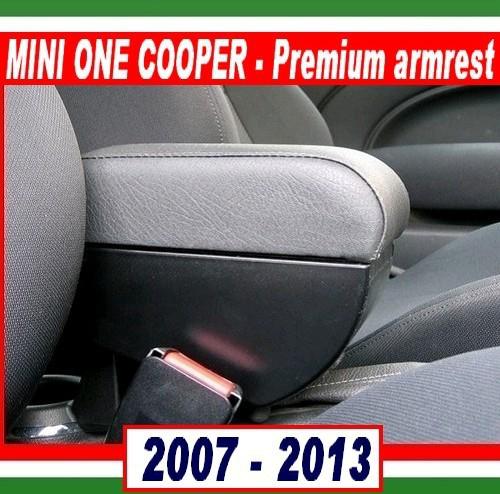 Mini one cooper 2007-2013 adjustable armrest and storage premium-mittelarmlehne 