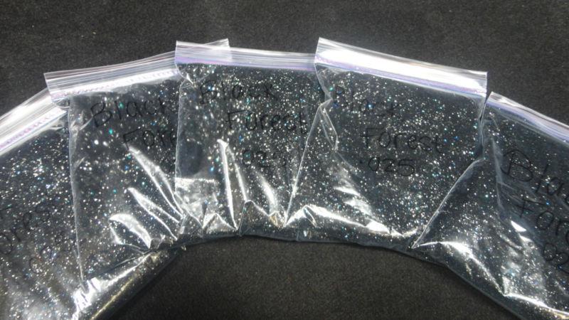 LOT OF 5, 1LBS BAGS .025 BLACK FOREST METALFLAKE PAINT FINISH COMPONENT K/MF #6, US $149.99, image 2