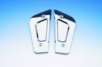 Chrome passenger floorboard covers goldwing gl1800 