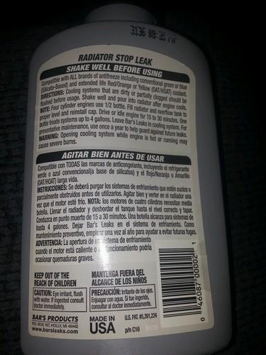 Bars leaks Radiator stop leak 10oz, US $1.99, image 3