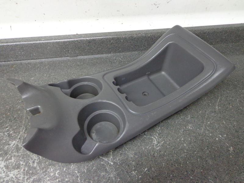 Ford expedition center console top front storeage grey cup holder 97-99  gray