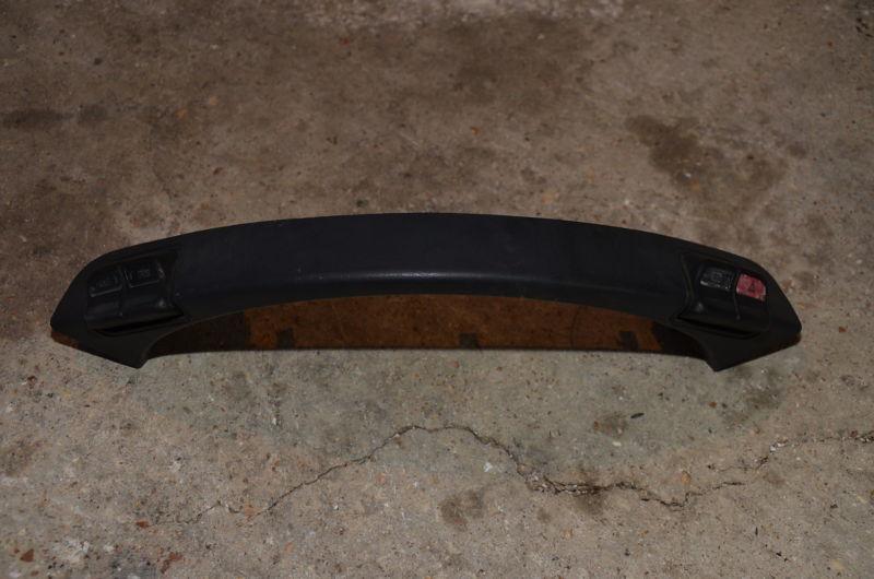 1994 honda del sol 5 spd b16a3 #1453 upper gauge cluster trim w/switches