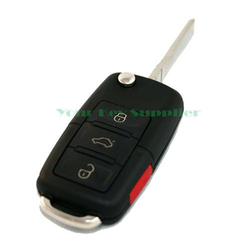 Volkswagen vw remote flip key fob transmitter remote keyless entry 1j0 959 753 t