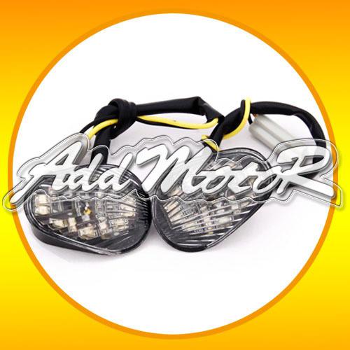 Led turn signal light clear 2x for yzf r1 yzf r6 03-08 yzf r6s 06-08 