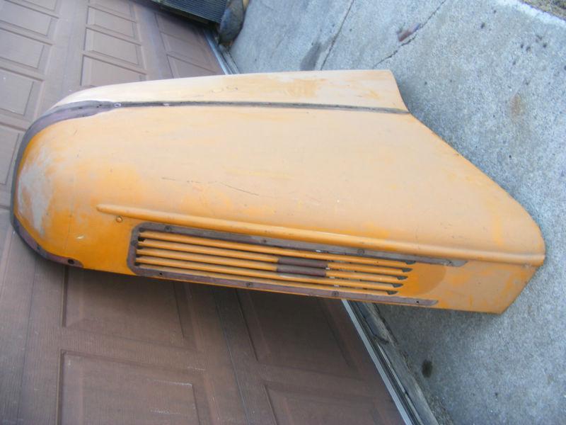 1941 ford truck hood side trim spears stainless mouldings oem nice pair