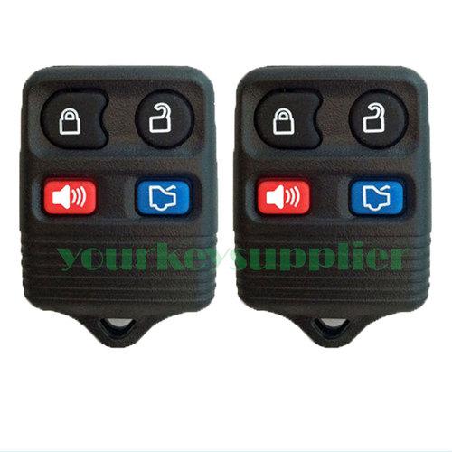 Buy 2 NEW FORD 4 BUTTON KEYLESS ENTRY REMOTE KEY FOB TRANSMITTER + FREE