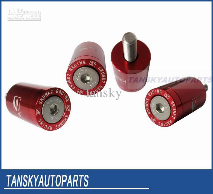 Red 1" billet hood vent spacer riser kits for turbo/engine/motor swap 8mm d 