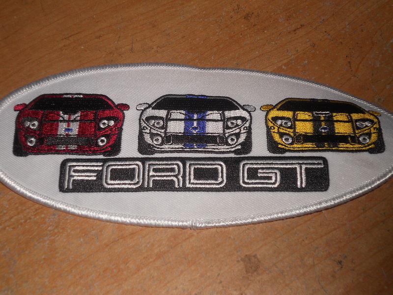 Ford gt gt40 ford gt dealership promotional jacket shirt hat patch new 7 inch