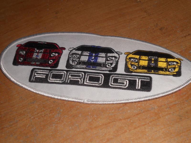 FORD GT GT40 FORD GT DEALERSHIP PROMOTIONAL JACKET SHIRT HAT PATCH NEW 7 INCH, US $6.99, image 2