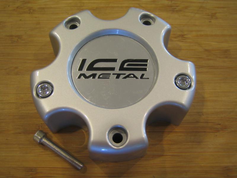 Ice metal silver wheel rim center cap cap m-733 845l121