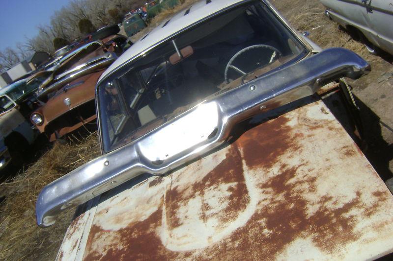 1961 61 ford falcon front bumper & brackets solid 1960 60