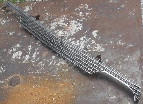 1961 61 lincoln continental front grill grille chrome lh rh complete bracket oem