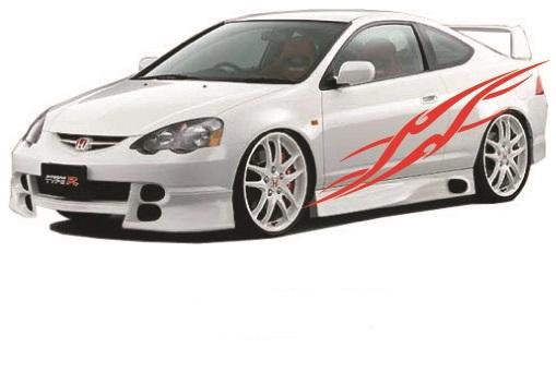 Decal  furious 1/32 tribal flames auto car truck lines van suv cool awesome new