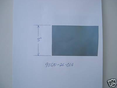 3" green grey metallic sticker pinstripe 93681-26-01a