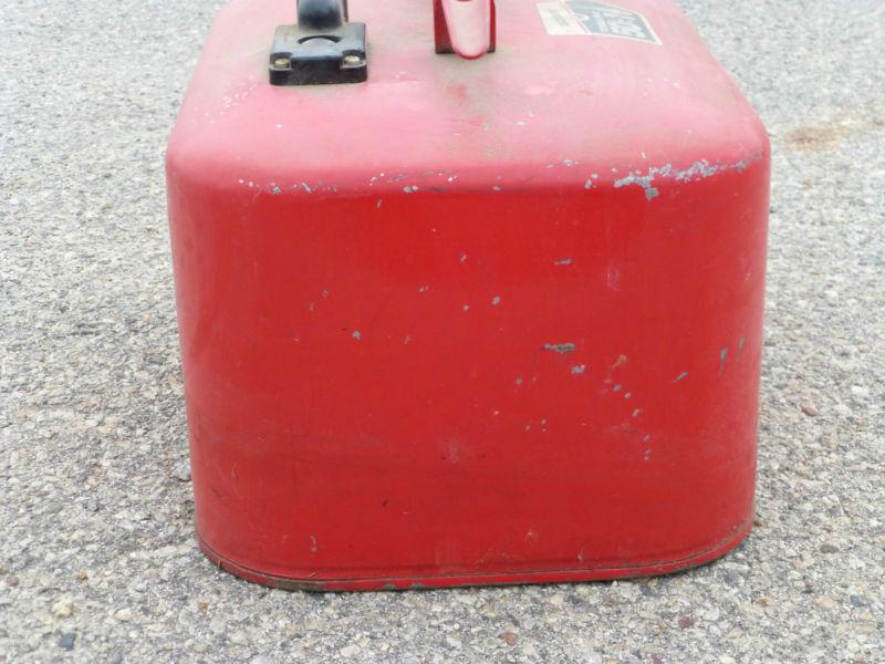 Vintage Quicksilver Metal Gas Tank Can Outboard Boat Motor 6 Gallon Can, US $40.00, image 9