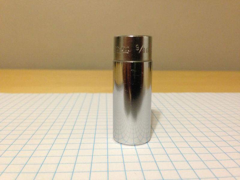 Snap-on 1/4" drive 9/16" deep 6 point socket nice