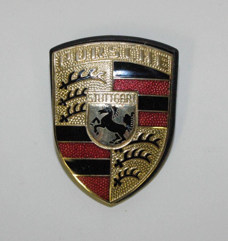 Porsche 911 930 hood crest used 90155921020