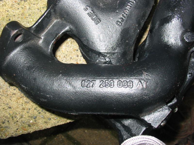 Buy Used Exhaust Manifold VW GTI 16V 1988 92 includes gaskets in