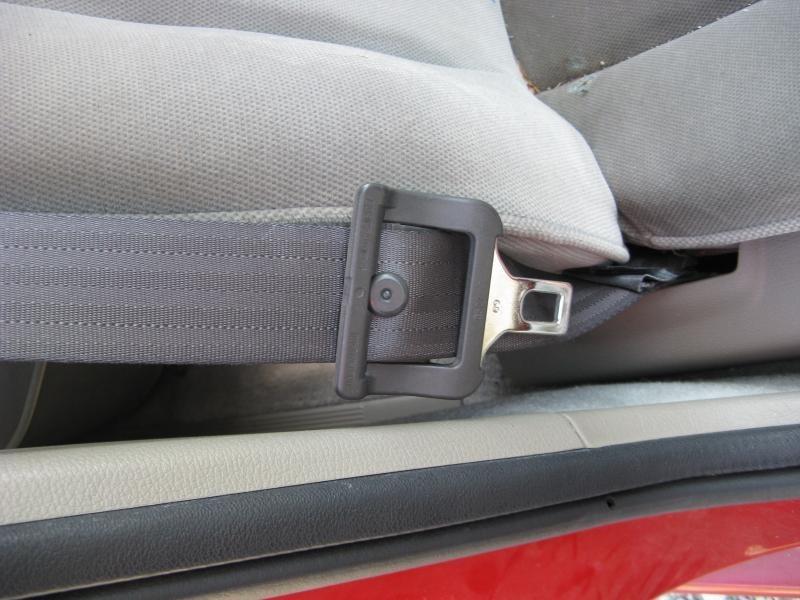 98 volvo v70 seat belt assembly front right r. rh passenger w/ retractor grey