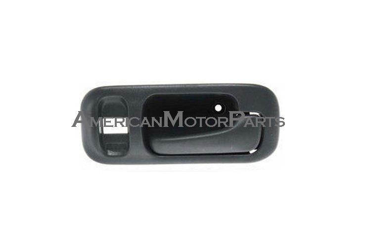 Passenger replacement inside front gray door handle w/ big clip 97-01 honda cr-v