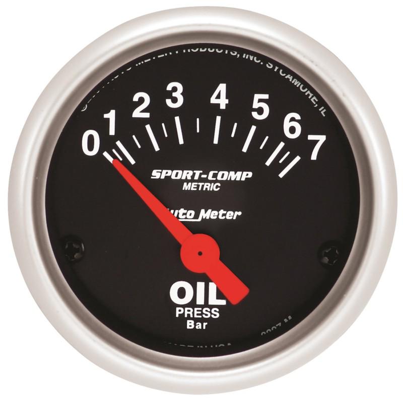 Buy Auto Meter 3327M Electric Metric Oil Pressure Gauge in