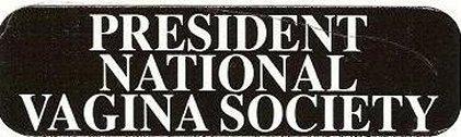 Motorcycle sticker for helmets or toolbox #229 president national society