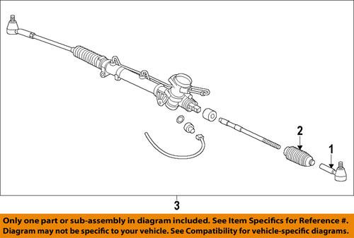 Gm oem 13423005 rack & pinion complete unit