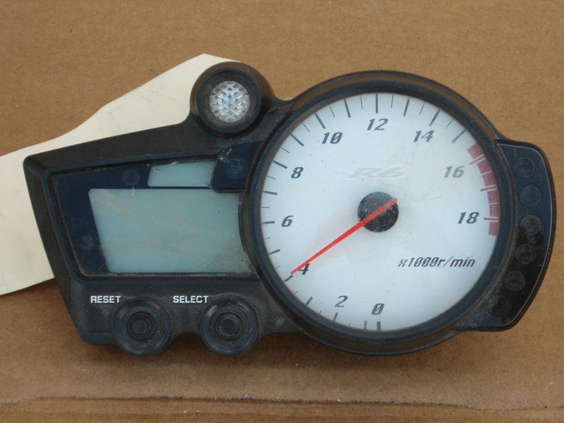 Yamaha yzf yzfr6 r6 r6s 03 05 r6 06 07 08 09 gauge cluster speedometer #gy 23 25