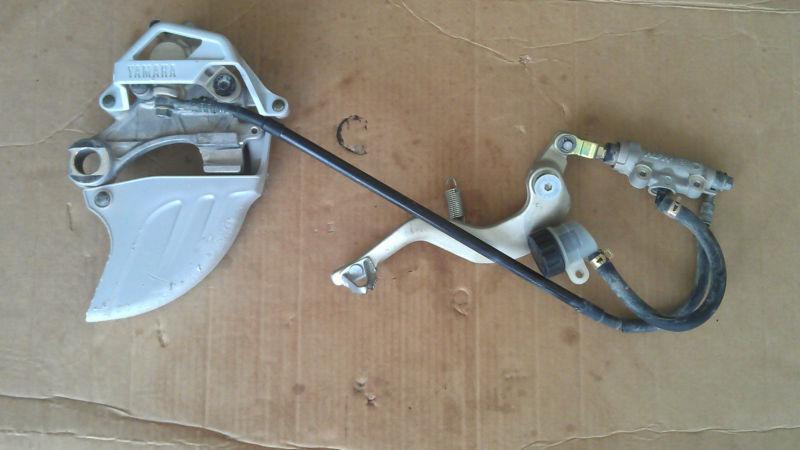 Yz250 yamaha 2000 yz 250 00 rear brake assembly