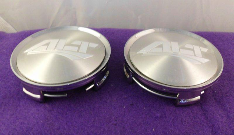 Alt silver wheels silver & chrome custom wheel center cap (set of 2)  