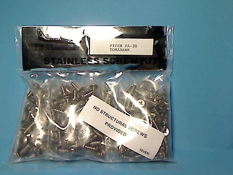 Piper pa38  stainless steel exterior screw kit