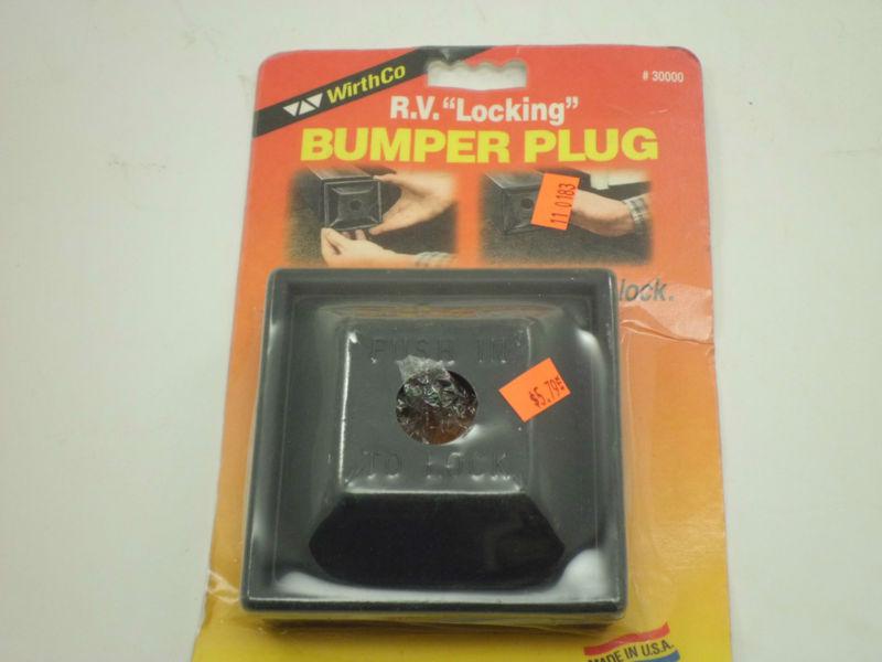 Wirth co. r.v. locking bumper plug #30000