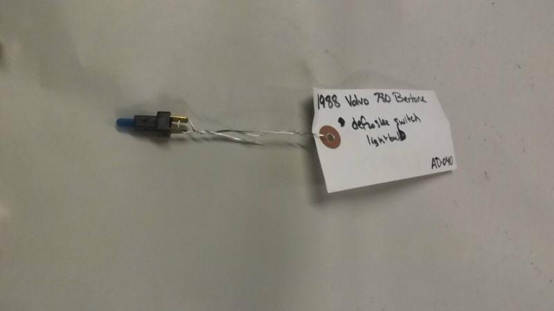 1987 1988 1989 1990 volvo 780 bertone defroster switch lightbulb oem