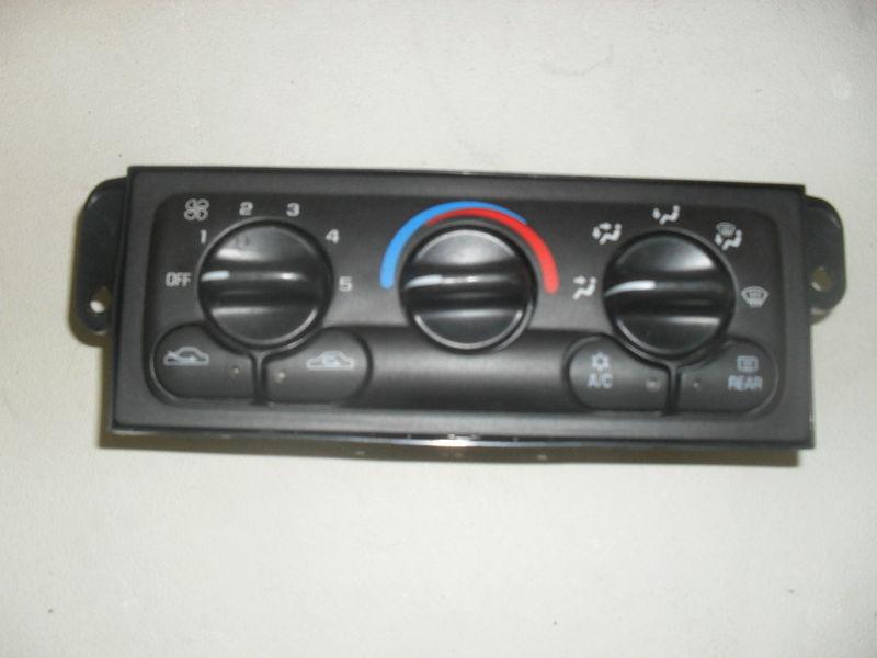 2001- 2003 3004 2005 chevrolet malibu climate heater ac control switch oem s0004
