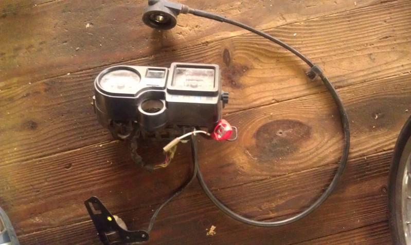 Klr650 kawasaki 2004 klr 650 04 instrument cluster with speedo cable