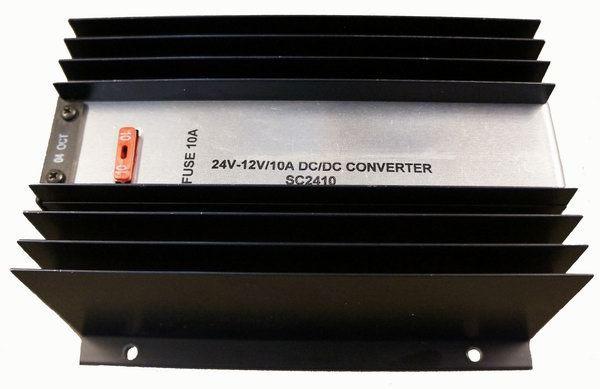 Voltage converter dc-dc  24v to 12v  10amp  pinzgauer unimog military