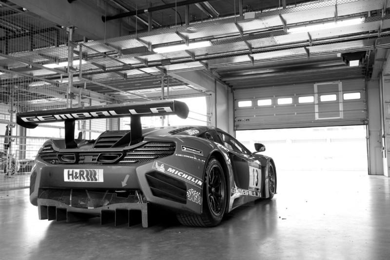 Mclaren mp4-12c gemballa racing hd mp412c poster b&w print multiple size