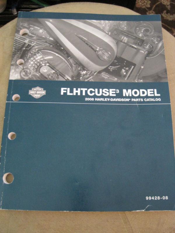 Harley davidson flhtcuse 3 model 2008 parts catalog 99428-08