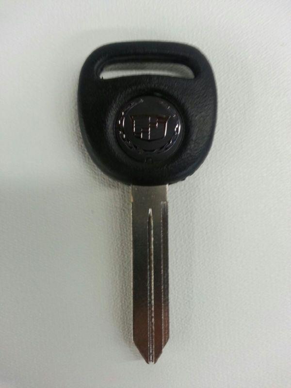  new cadillac escalade strattec key blank chrome logo esv ext 15033286