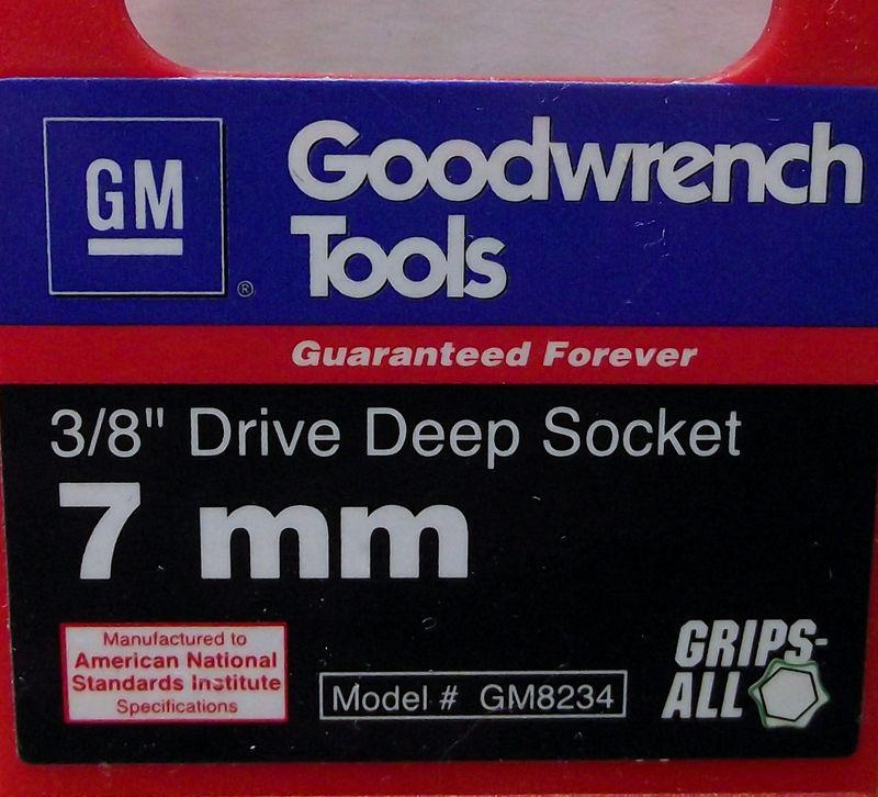 GM Goodwrench Tools 3/8