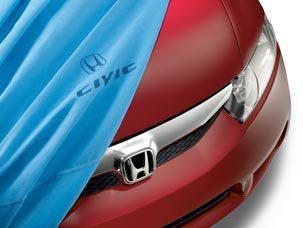 Honda genuine oem car cover 08p34-sna-100 - honda civic sedan 4dr 2006-2011 blue