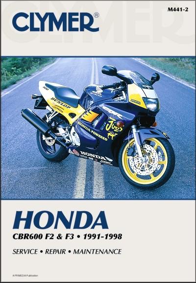 91-98 honda cbr600 cbr 600 f2 f3 clymer repair manual