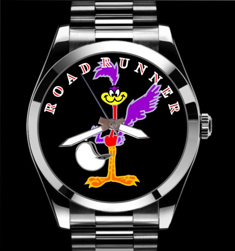 1968 1969 1970 1971 road runner 383 440 426 hemi mopar quartz stainless watch