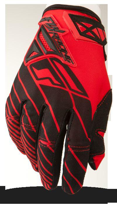 Fly racing 2014 kinetic gloves red/black sz large 10 brand new
