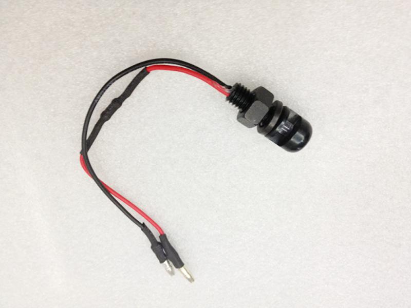 Black tag led light for truck or bike dual sport license plate relocation white 