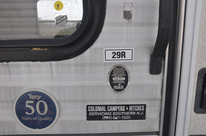 Used rv 1996 terry fender skirt black from 29r travel trailer