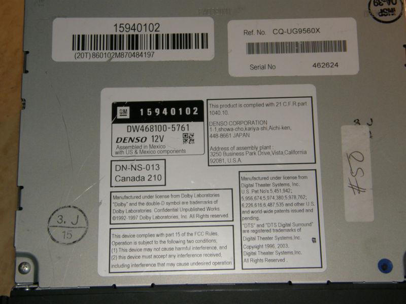 Chevy tahoe radio , US $150.00, image 3